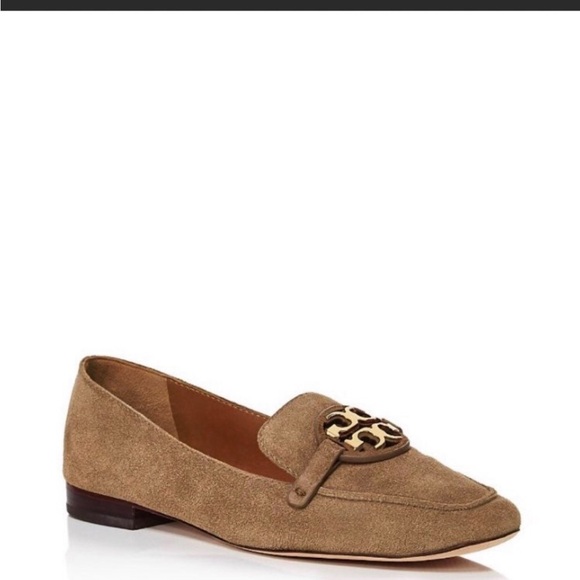 Tory Burch Metal-Miller Suede Loafer - Picture 2 of 8